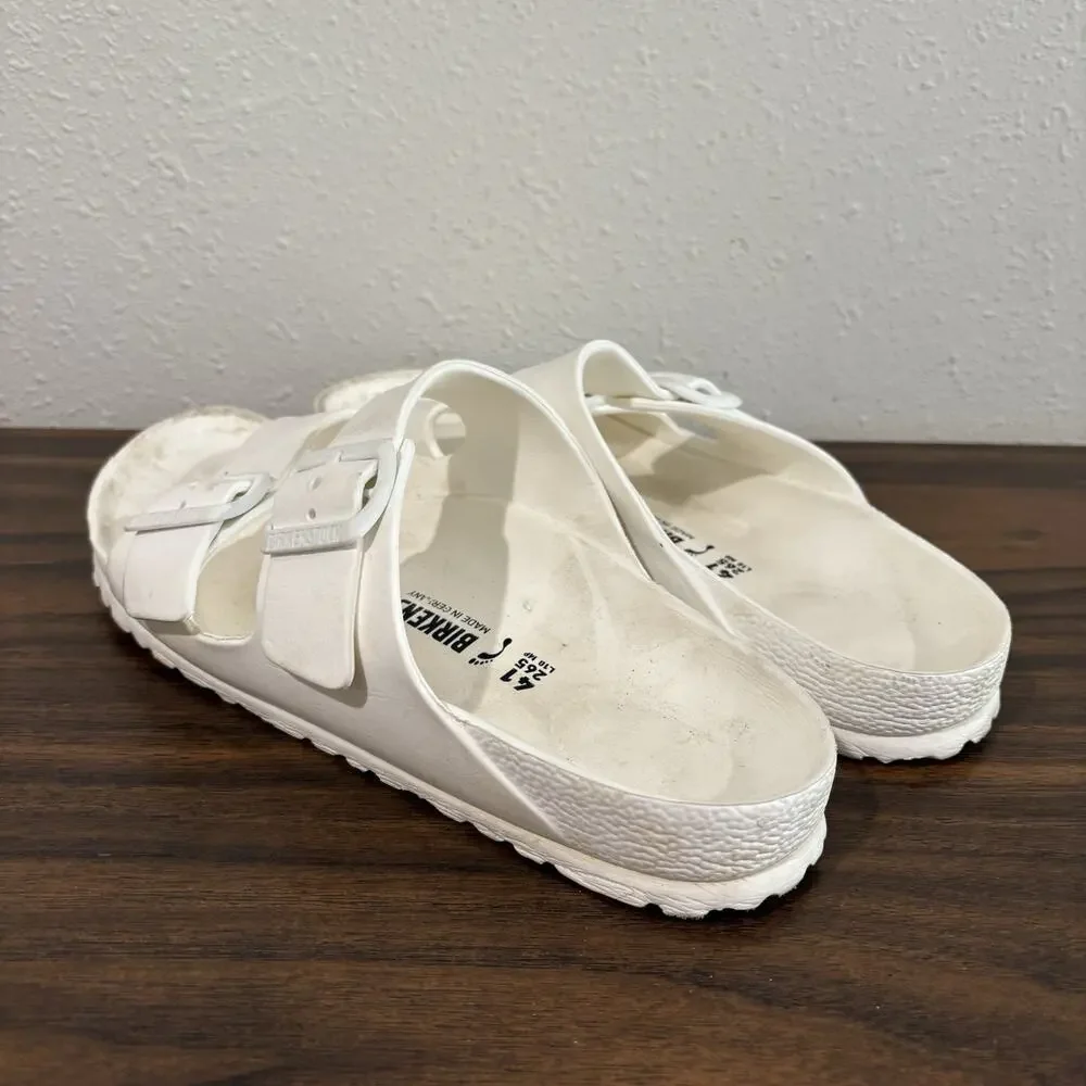 BIRKENSTOCK Arizona Essentials Sandals White EVA Foam US M 8 L‎ 10 EU 41 Casual